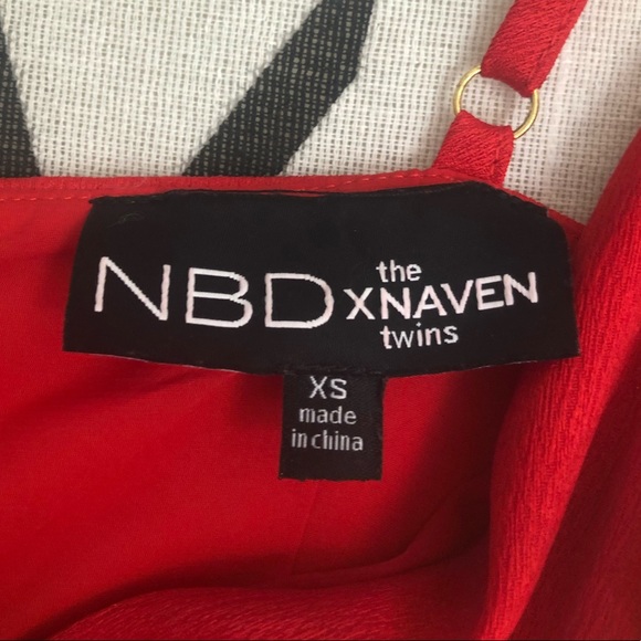 NBD x Naven Twins red dress - Picture 8 of 9